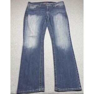 Cinch Jeans Womens Size 34 ADA Relaxed Fit Bootcut Ranch Rodeo Heavy Denim
